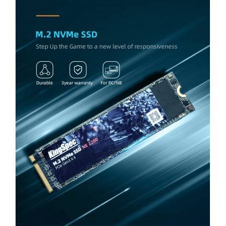KingSpec M.2 SSD 1TB NVMe PCIe | High-Speed Internal SSD for Laptop & Desktop