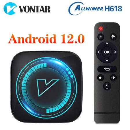 VONTAR H618 Android 12 TV Box - Allwinner H618 Quad-Core, 4GB RAM, 32GB Storage