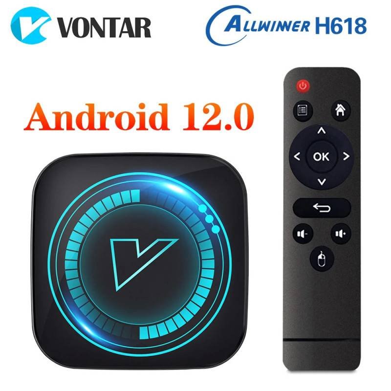 VONTAR H618 Android 12 TV Box - Allwinner H618 Quad-Core, 4GB RAM, 32GB Storage