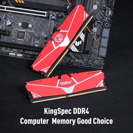 KingSpec Memoria Ram Ddr4 16GB 8GB Desktop Heatsink Memory Ram 3200mhz