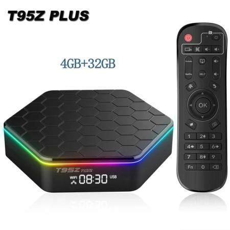 T95Z Plus Smart TV Box Android 12 | 6K Decoding, 2.4G/5G, BT5.0, Wifi6, 3D Voice, HDR10, 4K60FPS Media Player