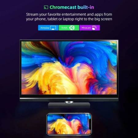 TV Box Android 14 8K TV98 ATV Plus - Allwinner H313 Quad Core, 5G, Dual Wifi