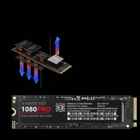 4TB 2TB 1TB Original 1080PRO SSD M2 2280 PCIe 4.0 NVMe NGFF - 14000 MB/S for Xbox, PC, PS5, PUBG