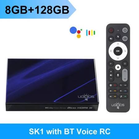 New UGOOS SK1 TV Box - Amlogic S928X-K, Android 11, 8G/128G, Dolby Vision/Audio/ATMOS Supported