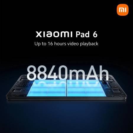 Global Version Xiaomi Mi Pad 6 | Snapdragon 870 Octa Core Tablet, 11'' WQHD+, 144Hz, Bluetooth, 4 Stereo Speakers, 8840mAh Batt