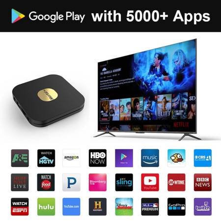 Global Version Android13 Smart Home Theater TV Box - 4K, Miracast, Chromecast, and Dual-Band WiFi