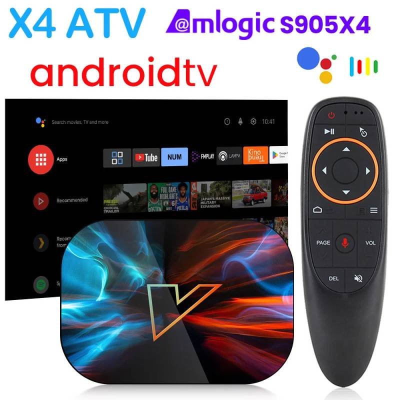 VONTAR X4 ATV Android TV 11.0 - 4K AV1 and Google Voice Input Support