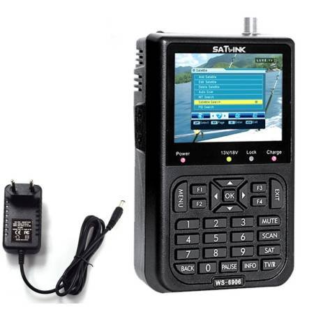 Satlink WS6906 3.5 Inch LCD Satellite Finder Meter