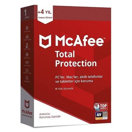 McAfee Total Protection 1 Yıllık