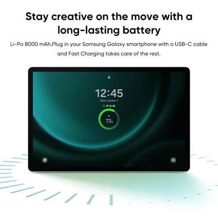 Samsung Galaxy Tab S9 FE - 6GB RAM, 128GB ROM, 10.9" 90Hz Display, IP68 Certified