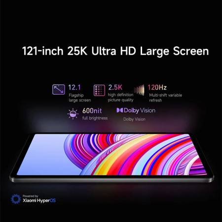 Xiaomi Redmi Pad Pro - 120Hz 12.1" 2.5K Display, Snapdragon® 7S Gen 2, 10000mAh, 33W Fast Charging