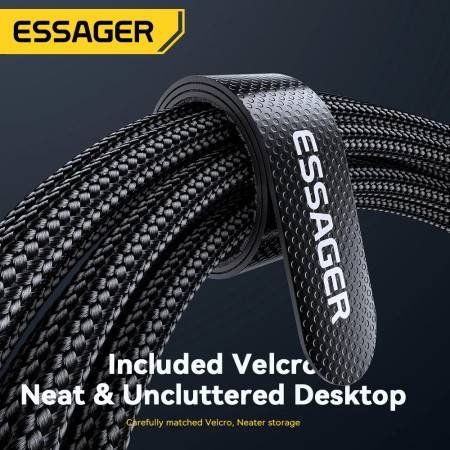 Essager 240W USB Type-C Cable - 100W Fast Charging, 2M