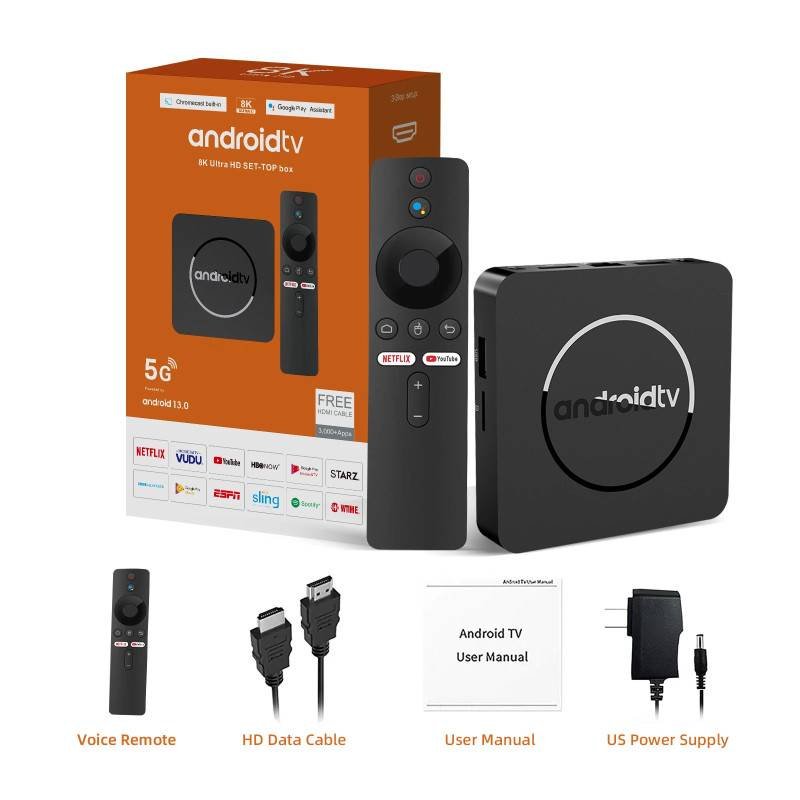 Android 13 Smart TV Box Allwinner H313 Netflix 4K Bluetooth