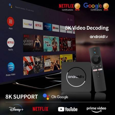 Android 13 Smart TV Box Allwinner H313 Netflix 4K Bluetooth