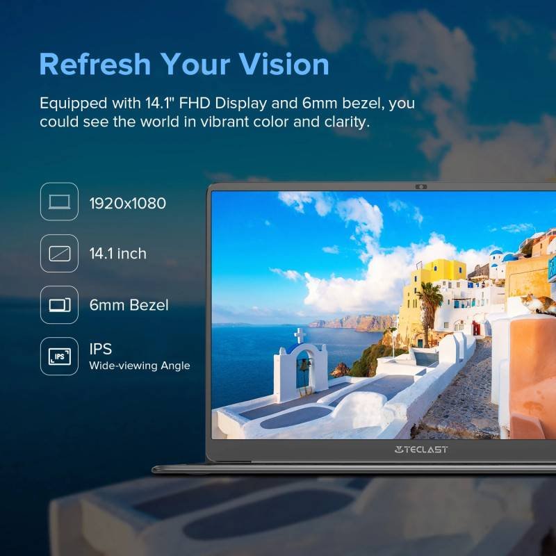 Teclast F7 Plus 3 Laptop 8GB RAM 256GB SSD Windows 11