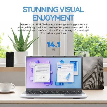 Firebat A14 14.1" Intel N5095 16GB RAM 512GB/1TB SSD FHD Fingerprint Laptop