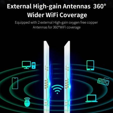 Newfast 1200 Mbit/s Outdoor WiFi Router & Repeater