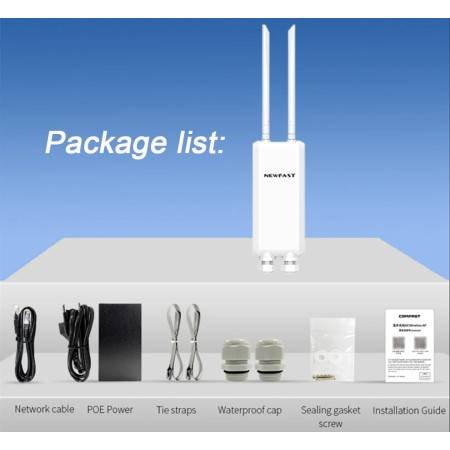 Newfast 1200 Mbit/s Outdoor WiFi Router & Repeater