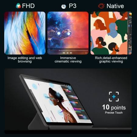 Ninkear T40 2 in 1 Laptop 14” FHD Touchscreen Intel N100 16GB 512GB SSD