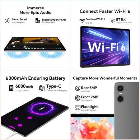 Teclast P30T Android 14 Tablet 10.1" 10GB RAM 128GB ROM