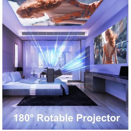 Magcubic 4K Android 11 Projektör - Nativ 1080p, 390 ANSI, Dual WiFi 6