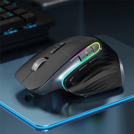 Wireless Mouse with Multi-Device Connectivity - Bluetooth 5.0 & 3.0, 2.4G