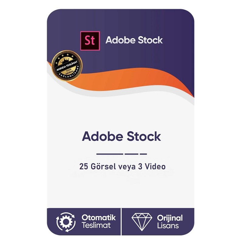 Adobe Stock - 25 Images or 3 Videos - 1 Month